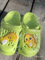 img 1 attached to 🦖 Dinosaur Garden Sandals for Toddler Boys - UBFEN Shoes review by Teambringit Truitt