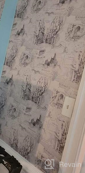 img 1 attached to Hogwarts Castle Peel And Stick Wallpaper Mural By RoomMates RMK12279M - Perfect For Harry Potter Fans! review by Hartman Hernandez