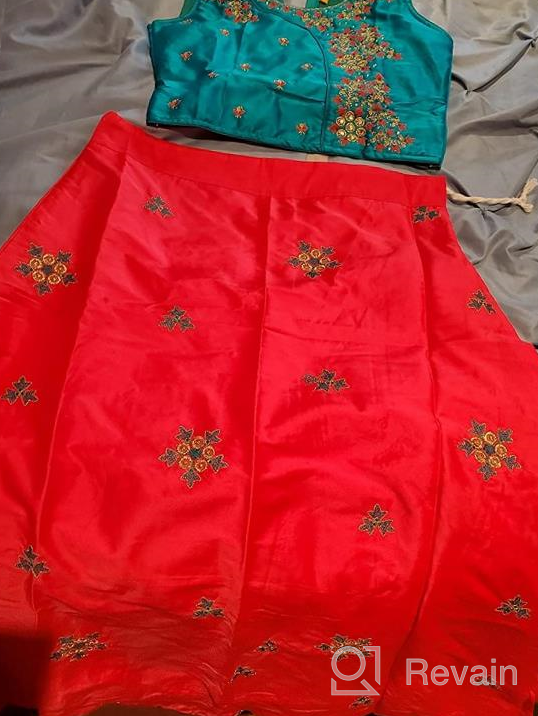 img 1 attached to 👗 Stunning Ashwini Indian Embroidery Closure Dresses for Girls - Readymade and Elegant review by Tara Rodriguez