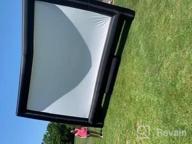 img 1 attached to 17Ft Outdoor/Indoor Inflatable Movie Projector Screen - Supports Front & Rear Projection, Easy Setup For Parties! review by Edward Gordon
