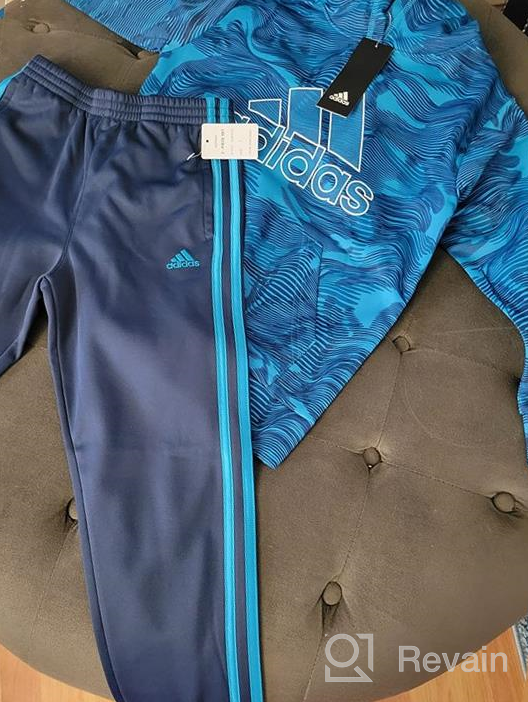 img 1 attached to 🌲 adidas Boy's Camouflage Fleece Hoodie and Joggers Set review by Kevin Baker