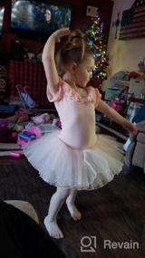 img 6 attached to BAOHULU Leotard For Girls Ballet Dance Short Sleeve Tutu Dress Ballerina Costumes