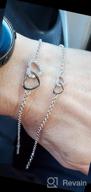 img 1 attached to Mom and Me Double Heart Bracelet 👩 - Sterling Silver Set or Individual Option for Sale review by Jenny Gase