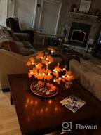 img 1 attached to Add Charm To Your Home With 2 Pack Of Lighted Maple Trees, Decorate With 24 LED Lights, 6 Pinecones And 24 Acorns - Perfect For Fall And Thanksgiving Gifts review by Tracey Mack
