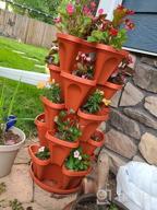 img 1 attached to Maximize Your Strawberry Yield With Mr. Stacky'S 5-Tier Planter Pot - 5 Pots To Grow Even More! review by Antonio Liberty