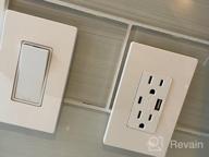 img 1 attached to Childproof Your Home With ENERLITES Elite Series Screwless Wall Plates - Dark Bronze (10 Pack) review by Jay Chenier