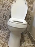 img 1 attached to Bio Bidet Slim One Bidet Toilet Seat, Round, White review by James Ssims