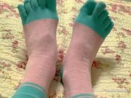 img 1 attached to 🧦 CaiDieNu Womens Animal Cotton Toe Socks, Colorful Funny Crew Socks - Five Finger Socks Ideal for Ladies, Casual & Stylish! review by Lee Wilson