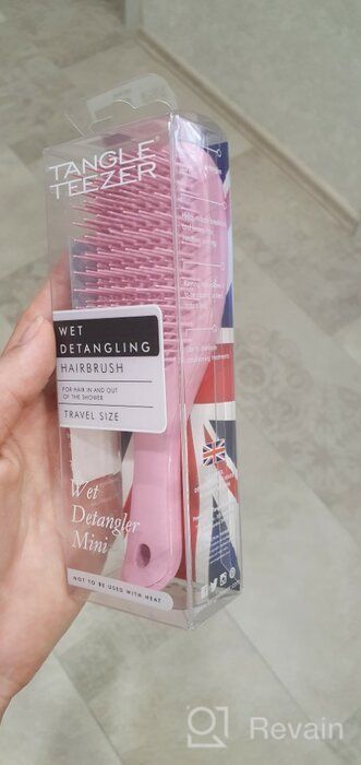 img 1 attached to TANGLE TEEZER massage brush The Wet Detangler Mini, for detangling hair, 15.5 cm review by Aneta Kieszkowska ᠌