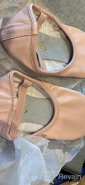 img 1 attached to STELLE Premium Leather Slipper Toddler Girls' Shoes: Stylish & Supportive Athletic Footwear review by Jessica Moodley