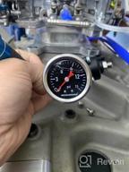img 1 attached to Fuel Pressure Gauge - 1-1/2" Dial, 304 Stainless Steel Case, Liquid Filled, 0-100Psi, 3-2-3%, 1/8"NPT Center Back Mount review by Jon Dugan