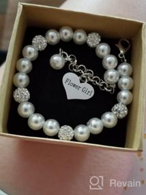 img 6 attached to LParkin Flower Girl Pearl Bracelet - Flowergirl Gift Jewelry for Better SEO