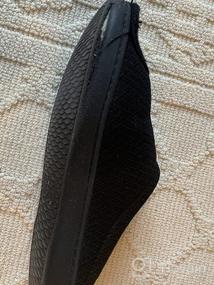 img 3 attached to Тапочки для мужчин с памятью на подкладке: Зизор, сандалии на открытом носу с воздухопроницаемым верхом и противоскользящей резиновой подошвой для использования в помещении и на открытом воздухе.