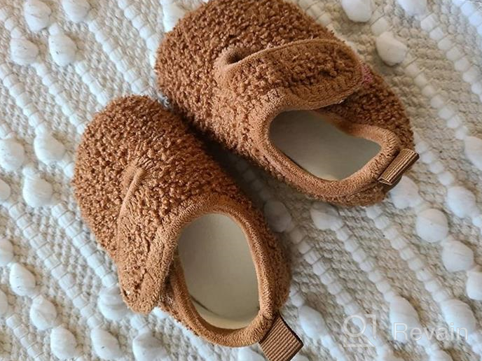 img 1 attached to 👦 Cozy and Cute Kids' Slippers with Microfleece Lining - Non-slip and Perfect for Indoor Wear review by Richard Mangum