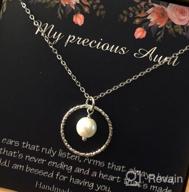img 1 attached to Women Girls Infinity Circle Necklace - Gifts For New Mom Granddaughter Best Friend Bridesmaid Cross Religious Sister Cousin Aunt Birthday review by Kimberly Choi