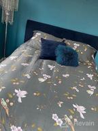 img 1 attached to King Size Jersey Knit Cotton Duvet Cover With Botanical Floral Design – Perfect For Girls And Women'S Room Décor. Get This Pink Floral Bedding Set Including Comforter Cover And 2 Pillow Shams. review by Chris Jenkins