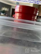 img 1 attached to Razorri Comodo Ceramic Fermentation Crock - 2L Traditional Water-Sealed Jar With Glazed Weights - Perfect For Kombucha, Sauerkraut, Kimchi, Pickles (Tangerine Tango) review by Bill Kodba