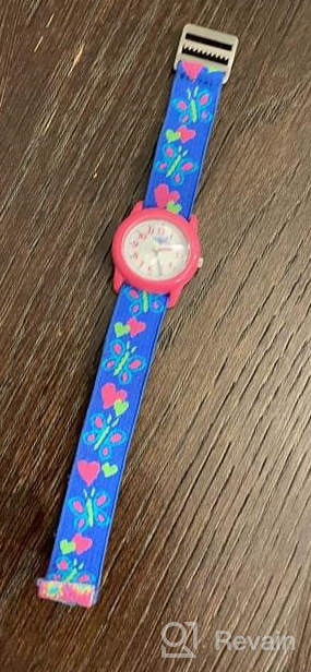 img 1 attached to SEO-Optimized: Timex Girls Elastic 🕒 Fabric Strap Analog Time Machines Watch review by Joel Wright