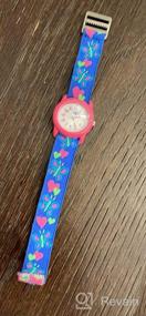 img 5 attached to SEO-Optimized: Timex Girls Elastic 🕒 Fabric Strap Analog Time Machines Watch