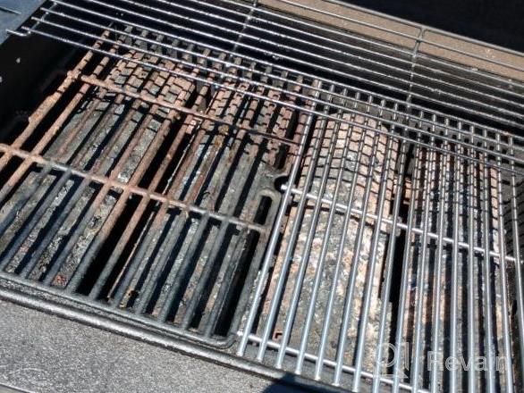 img 1 attached to Upgrade Your Grilling With Hongso'S Durable Stainless Steel Grill Grates For Weber Genesis And Spirit Models! review by Ronald Taylor