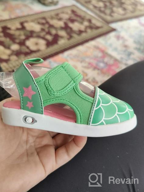 img 1 attached to 🍓 Ikiki Squeaky Strawberry Sandals: Fun and Stylish Squeaker Boys' Shoes review by Roberto Garrido