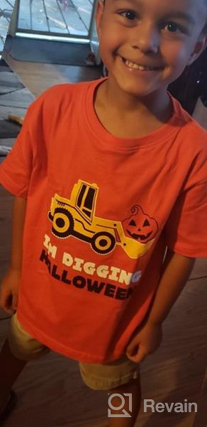 img 1 attached to Adorable Baby Boys Halloween Pumpkin Ghost Monster Truck Tshirt – A Charming and One-of-a-Kind Find! review by Ben Cooper