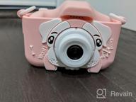 картинка 1 прикреплена к отзыву 20MP Digital Camera For Kids & Toddlers – Mini Selfie Video Camera, 2.0 Inch IPS Screen - 32GB SD Card Included - Sinceroduct Pink Kids Camera от Earl Ton