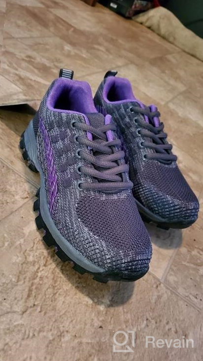 img 1 attached to 👟 JABASIC Boys' Outdoor Running Sneakers Trekking Shoes review by Jon Johnson