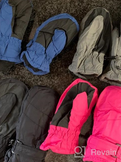 img 1 attached to 🧤 Waterproof Mittens for Girls' Cold Weather Outdoor Activities - Ideal Accessories review by Amanda Rodriguez