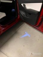 img 1 attached to Motrobe For 2016-2023 Tesla Model Y Model 3 Model S, 2016-2021 Model X Integration Ultra-Brights Step Led Puddle Door Lights Never Fade With Extension Cord, Pack Of 2 review by Evan Martinez