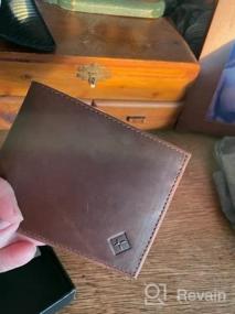 img 7 attached to Kolossus Wallet For Men, Full Grain Leather, Minimalist Slim, RFID Blocking, Billfold With 6 Card Slots (Black)