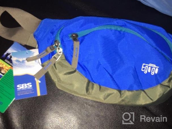 img 1 attached to Stylish Sport Fanny Pack Waist Bag - Egogo Travel S2316 review by Leonard Herrera