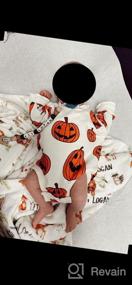 img 6 attached to Fall-Inspired Oversized Onesie For Baby Girl Or Boy: Halloween Pumpkin Sweatshirt Romper And Long Sleeve Babyclothes