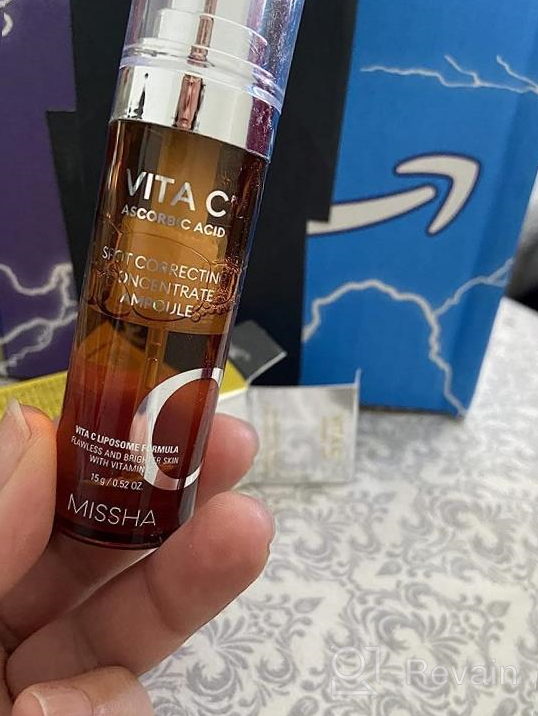 img 1 attached to MISSHA Vita C Plus Correcting Concentrate Ampoule Facial Toner And Astringent (0.52 Fl Oz (Pack Of 1)) review by Thomas Landis