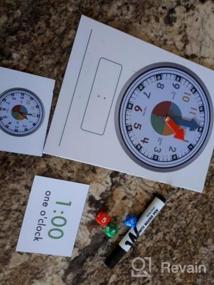 img 5 attached to OWLCONIC Learning Time Game - A Great 128 Piece Teaching Aid To Help Kids Learn Analog And Digital Time. An Educational Resource Toy For Children, Homeschool, Preschool Learning, Classroom & Teachers