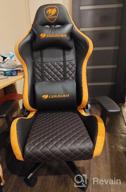 img 1 attached to Gaming chair COUGAR Rampart, upholstery: imitation leather/textile, color: black review by Bogusawa Daczkowska ᠌