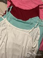img 1 attached to Adjustable Spaghetti Strap Tank Top For Women - Basic Solid Camisole By Vislivin review by Ashley Rice
