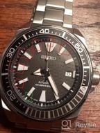 img 1 attached to Seiko Prospex Samurai SRPB51: Stainless Steel Automatic Dive Watch - 200m Water Resistance review by Tricia Rosinski