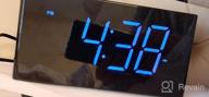 img 1 attached to Super Loud Vibrating Alarm Clock For Heavy Sleepers, Bed Shaker Alarm Clock With 7 Color Night Light, 2 USB Chargers, 0-100% Dimmer&Battery Backup, Easy Digital Clock For Hearing Impaired Deaf Kids review by Ken Barnett