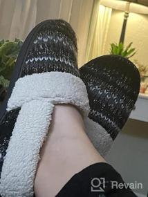 img 7 attached to Cozy Up With Style: RockDove Women'S Nordic Sweater Knit Slipper
