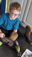 img 1 attached to Children Western Cowboy Boot Distressed Boys' Shoes review by Alexander Roberson