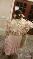 img 1 attached to Metme Women'S 1920S Sequin Deco Fringed Wedding Cape Shawl - Perfect For Vintage Prom! review by Cecilia Love