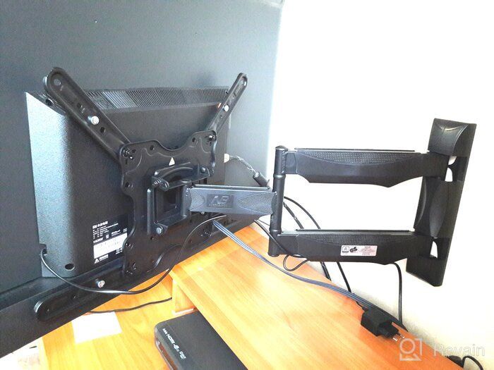 img 2 attached to 📺 North Bayou P4 Full Motion Articulating TV Wall Mount for 32-47 Inch Flat Screen TVs up to 60lbs review by Minoru Koshida ᠌