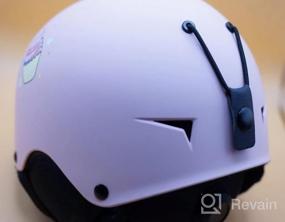 img 6 attached to Молодежный лыжный шлем и очки Odoland - противоударное, ветрозащитное и безопасное снаряжение для занятий спортом на снегу для мальчиков и девочек