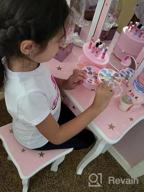 img 1 attached to Unicorn Kids Makeup Kit - 53-Piece Set Of Washable And Real Cosmetic Play Makeup For Girls - Perfect Gift For Christmas, Birthdays, And Parties By Bloranda review by Audrey Ortiz