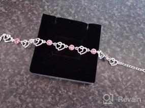 img 5 attached to 💎 Exquisite Crystal Bracelets: Elegant Stainless Bracelet Jewelry for Birthday Girls