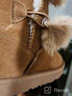 img 1 attached to Warm and Cozy Winter Sheepskin Fur Boots for Boys & Girls by DREAM PAIRS review by Devon Dober