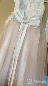 img 8 attached to Bow Dream Wedding Communion Baptism Girls' Clothing