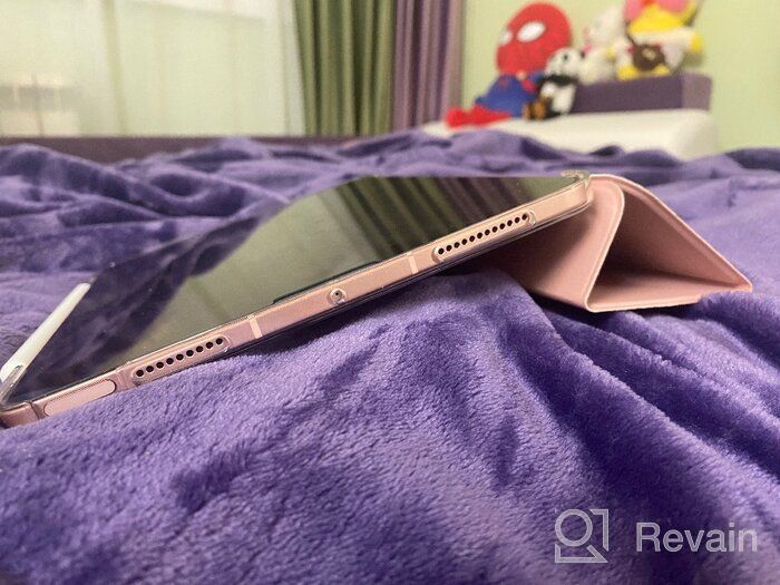 img 2 attached to Case Book / Stand iPad Air 4 (2020) 10.9", eco leather, soft touch, pink review by Vanchay Chavdon ᠌