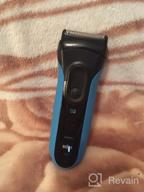 img 1 attached to 💈 Rechargeable Braun Electric Series 3 Razor with Precision Trimmer - Wet & Dry Foil Shaver for Men in Blue/Black, 4 Piece Set review by Ada Niewiadomska ᠌